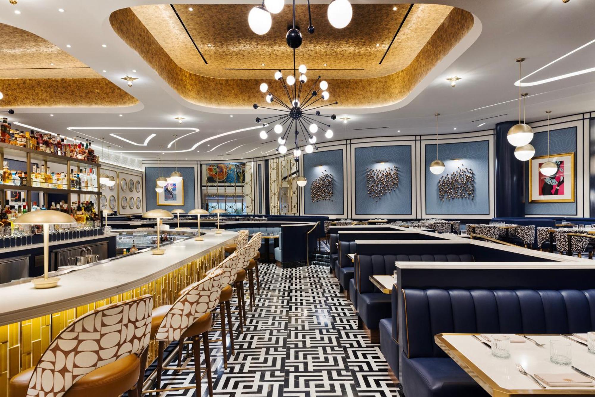 Fontainebleau 拉斯维加斯 外观 照片 The interior of the restaurant