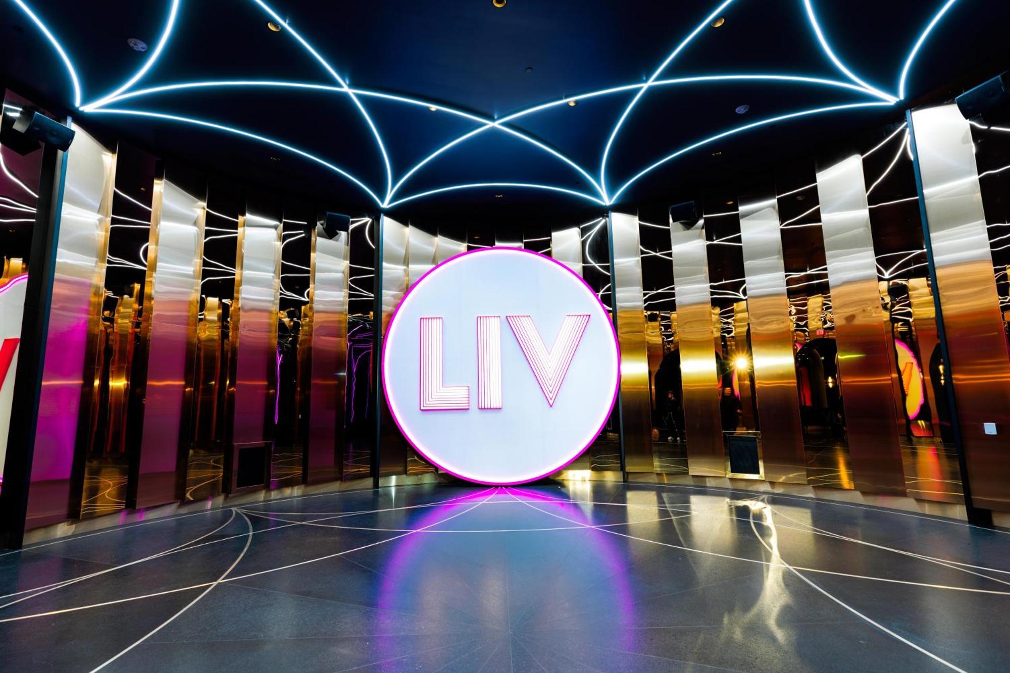 Fontainebleau 拉斯维加斯 外观 照片 The entrance to LIV